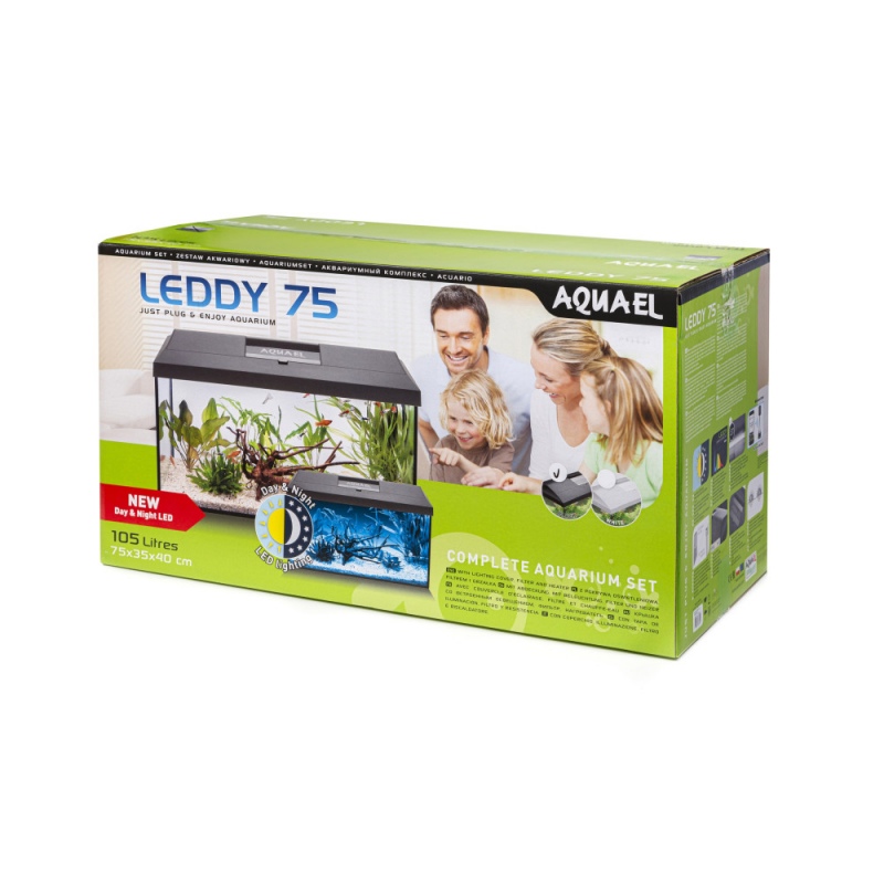 Aquael Leddy Plus 75 Day&Night Aquarium Set